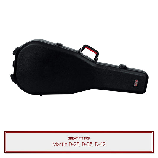 Gator Cases ATA Case fits Martin D-28, D-35, D-42 Acoustic Guitars