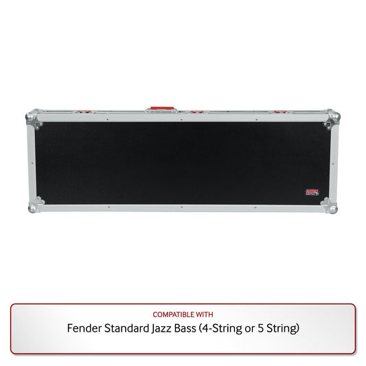 Gator Bass Road Case for Fender Standard Jazz Bass (4-String or 5 String)
