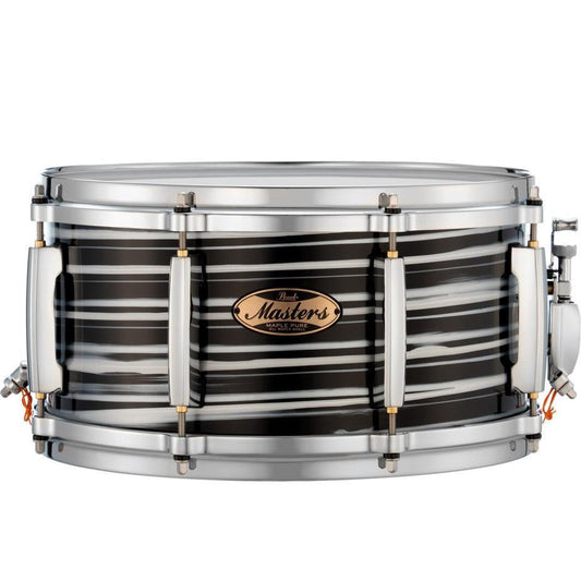 Pearl Masters Maple Pure Snare Drum 13x6.5 Black Oyster Swirl