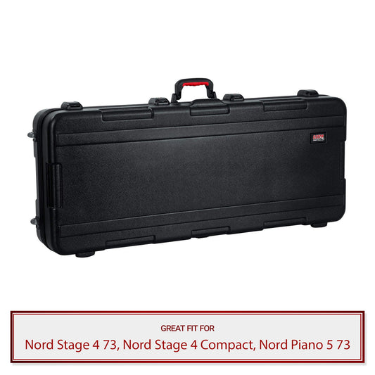 Gator TSA Keyboard Case for Nord Stage 4 73, Nord Stage 4 Compact, Nord Piano 5 73