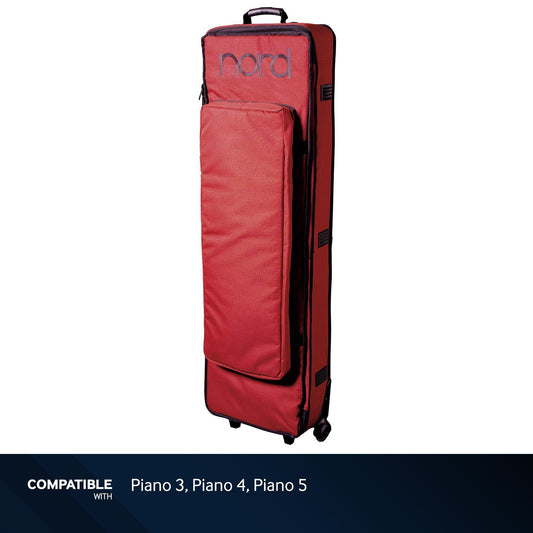 Nord Keyboard Red Soft Case with Wheels for Piano 3, Piano 4, Piano 5