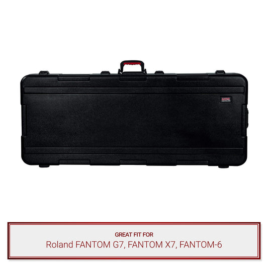 Gator Cases TSA-approved Deep Keyboard Case fits Roland FANTOM G7, FANTOM X7, FANTOM-6